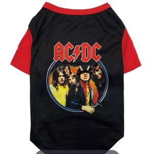 Fabdog AC/DC dog apparel tshirt *NWT
